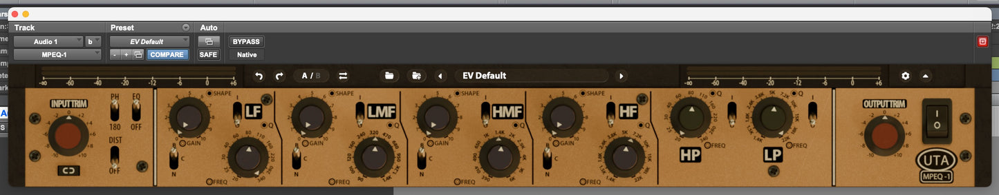 MPEQ-1 Super-Parametric Saturation Equalizer Plugin