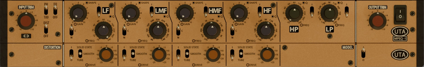 MPEQ-1 Super-Parametric Saturation Equalizer Plugin